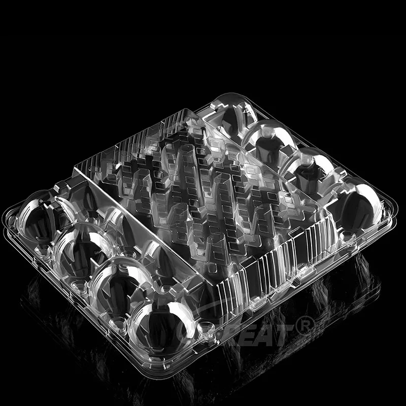 Factory Price 20 Cell Custom Clear Egg Tray Plastic Egg Cartons PET Quail Egg Tray