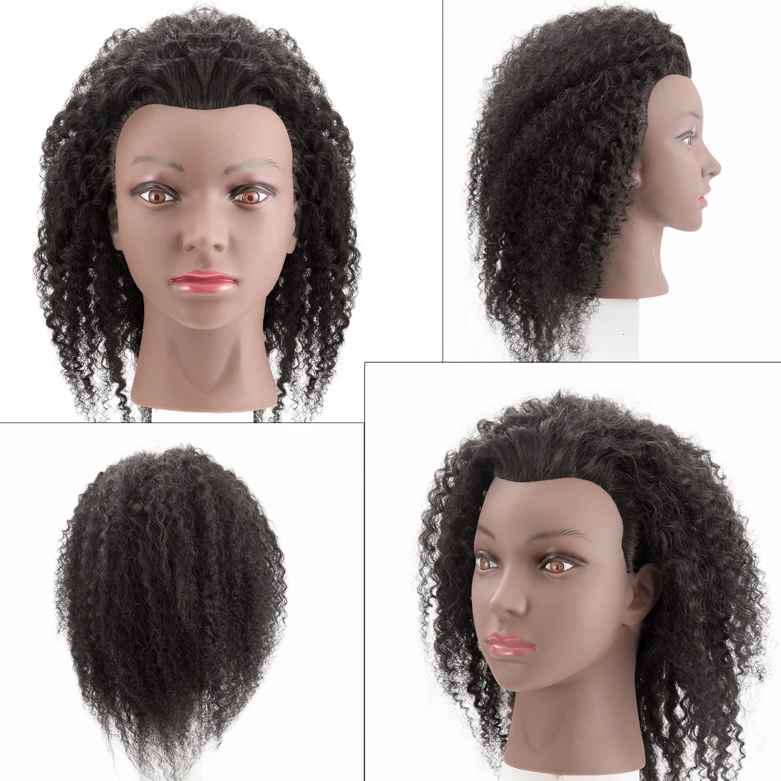 Cheap African Americans models, wholesale, head weaving, salon hair training