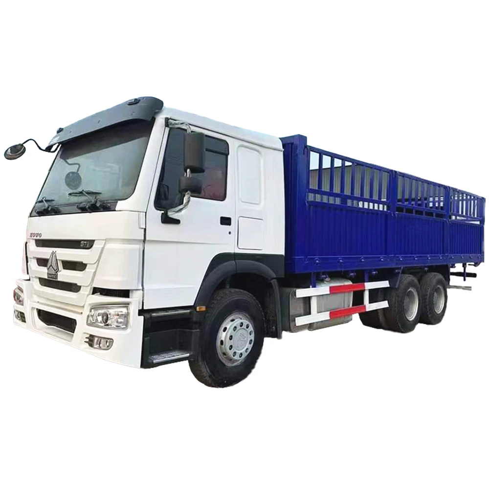 Full Refurbished SINOTRUK HOWO 371HP 375HP 420HP 8x4 12 Wheeler Van Cargo Lorry Trucks For Sale
