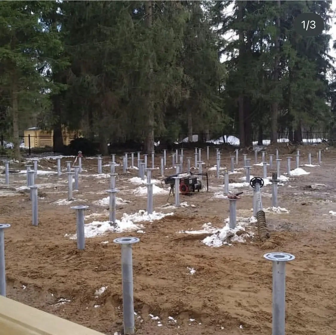 Galvanized ground screw ground screw pile ground pile for Solar farm mounting
