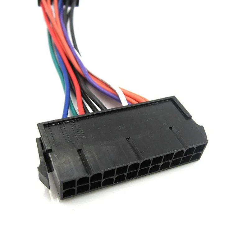  Оптовая продажа от 24 Pin до 12 ATX PSU основной адаптер питания плетеный рукав кабель для материнской платы