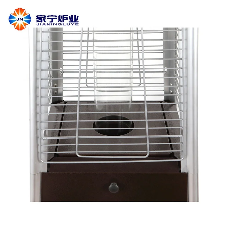 Factory supplier butane stainless steel tower pyramid gas flame patio heater