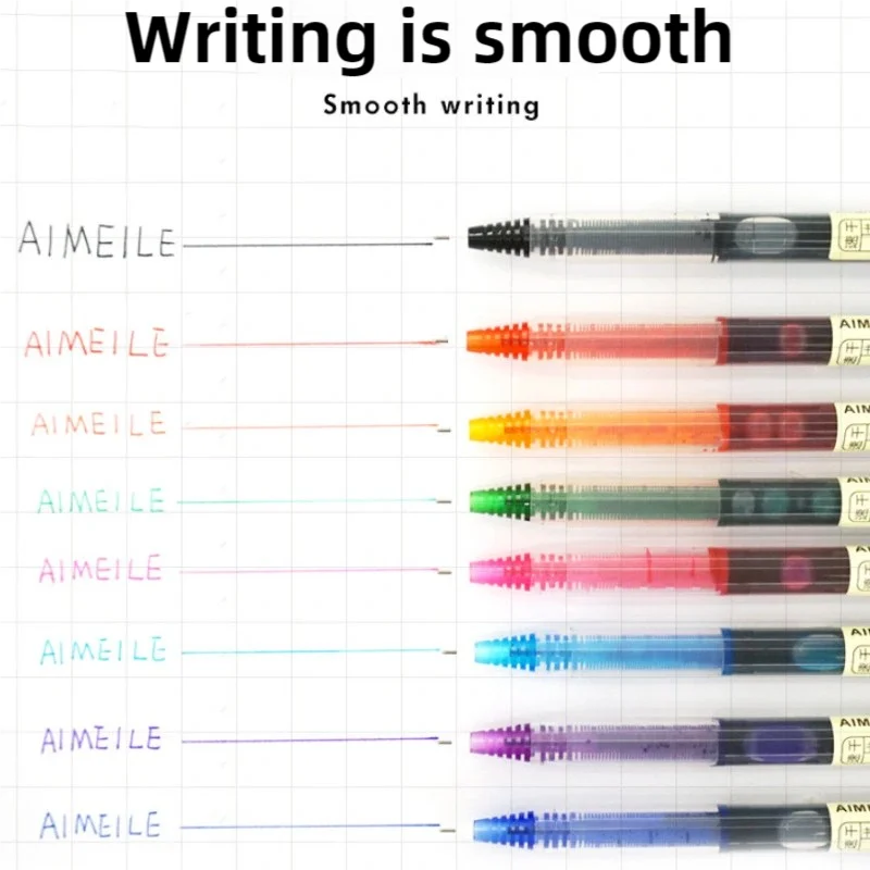 Large capacity direct liquid Roller Pen for students Simple quick drying Hand Ledger Neutral Pen 0.5mm color work pen