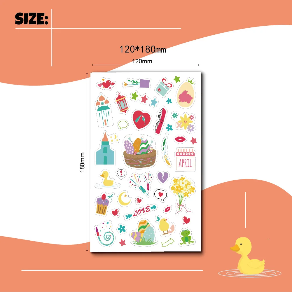 Custom Season Planning Sticker Sheet Label Month Holiday Labeling Stickers Planning  Decoration Writable Planner Sheet Sticker