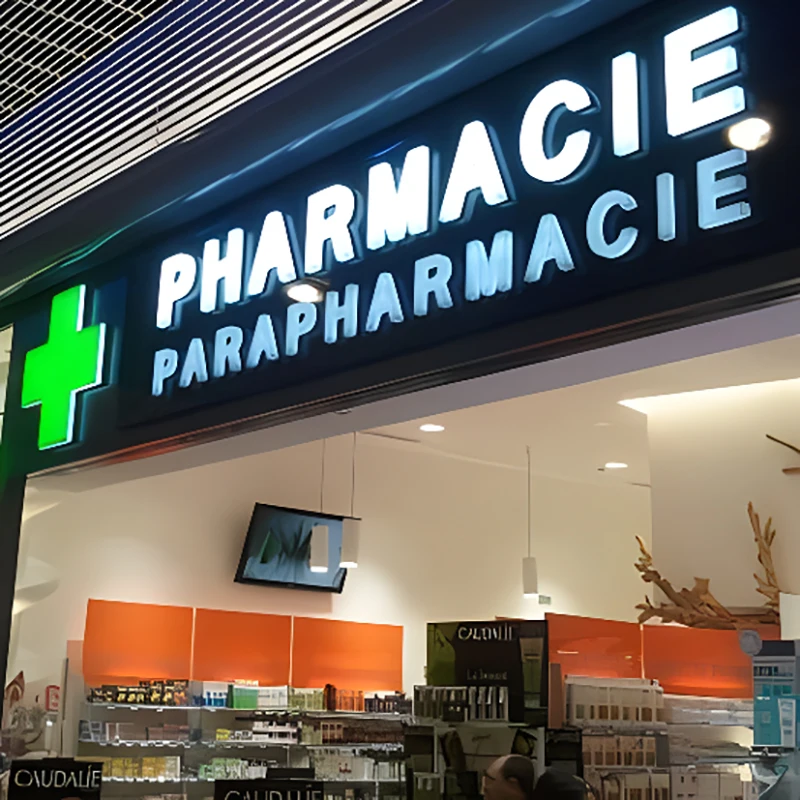 EZD Factory Custom Led Illuminated Channel Letter 3d Signage Pharmacy Drugshop Store Front Sign
