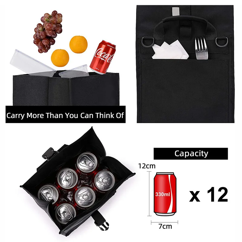 Lunch bags kids Custom Portable Thermal roll top lunch Tote Insulated cooler bags for Office School