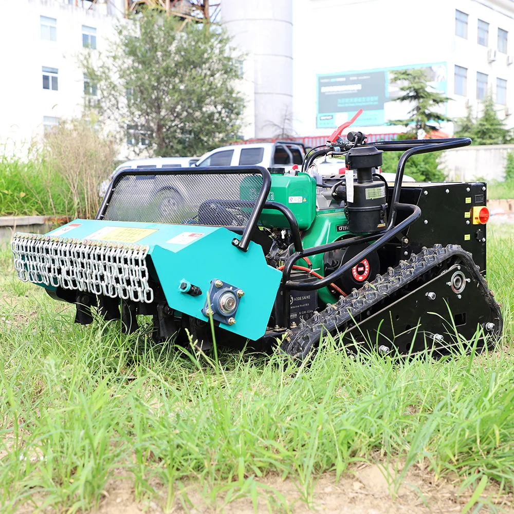 Cheapest 16HP Gasoline Robot Lawn Mower Grass Cutter Flail Mower Wheel Mowers Petrol Lawnmower