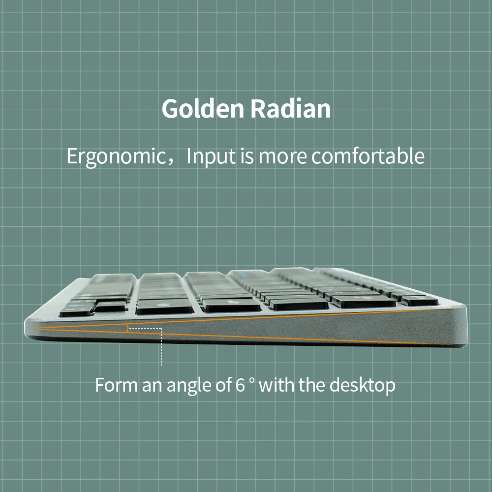 SAMA  ABS Black Color Keyboard OEM Computer Accessories Optical Sensor Wireless Keyboard for IOS, Android, Windows Systems