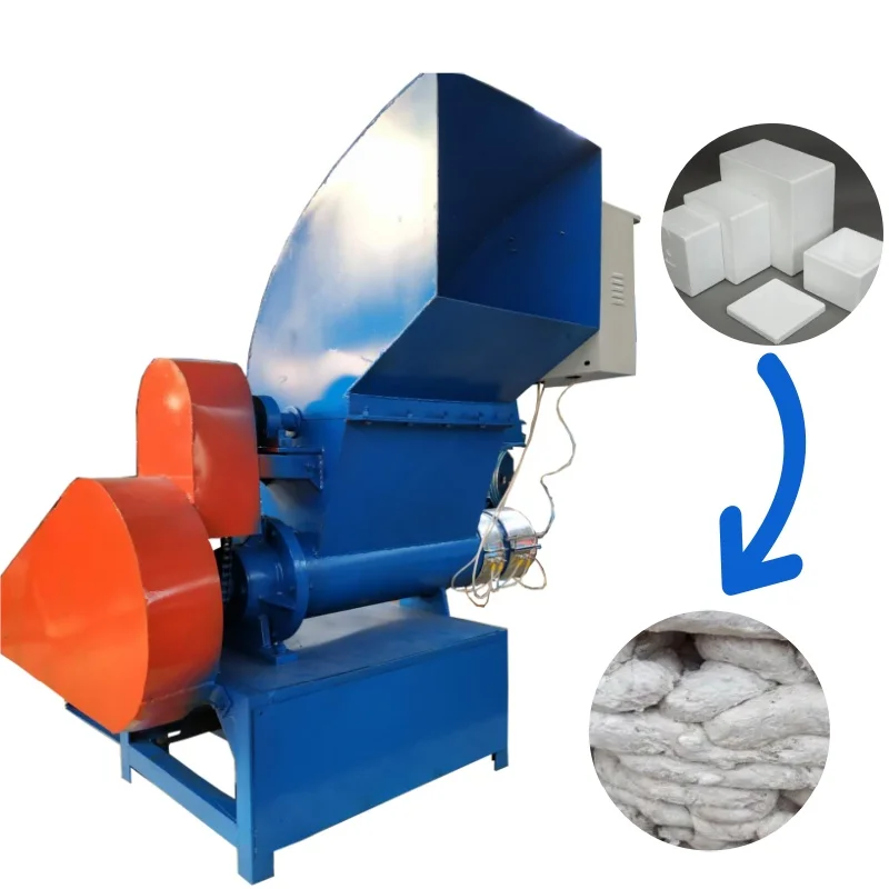 Waste eva epe foam recycling machine foam crushed machine