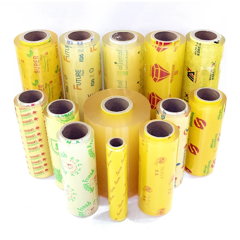 Factory Customized Food Grade PVC Cling Film Jumbo Roll Plastic Wrap for Food Premium Quality