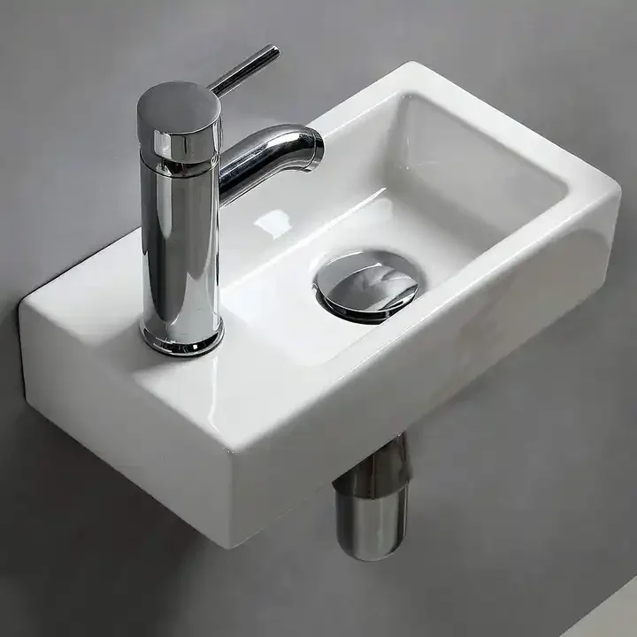 Vanity Bathroom Console Sink Countertop Marble Wash Basin