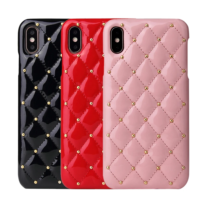 2020 лучший дизайн, кожаный чехол для мобильного телефона iPhone 11, чехол для мобильного телефона с алмазным рисунком, металлическая заклепка, стильная задняя крышка для смартфона