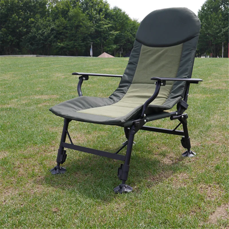 High quality folding recliner chair for carp fishing camping outdoor