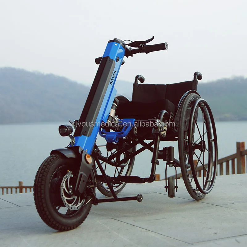 Wheelchair Sports Drive Electric Car Head Elderly Disabled Travel 12 Inch electric handcycle wheelchair attachment 2023