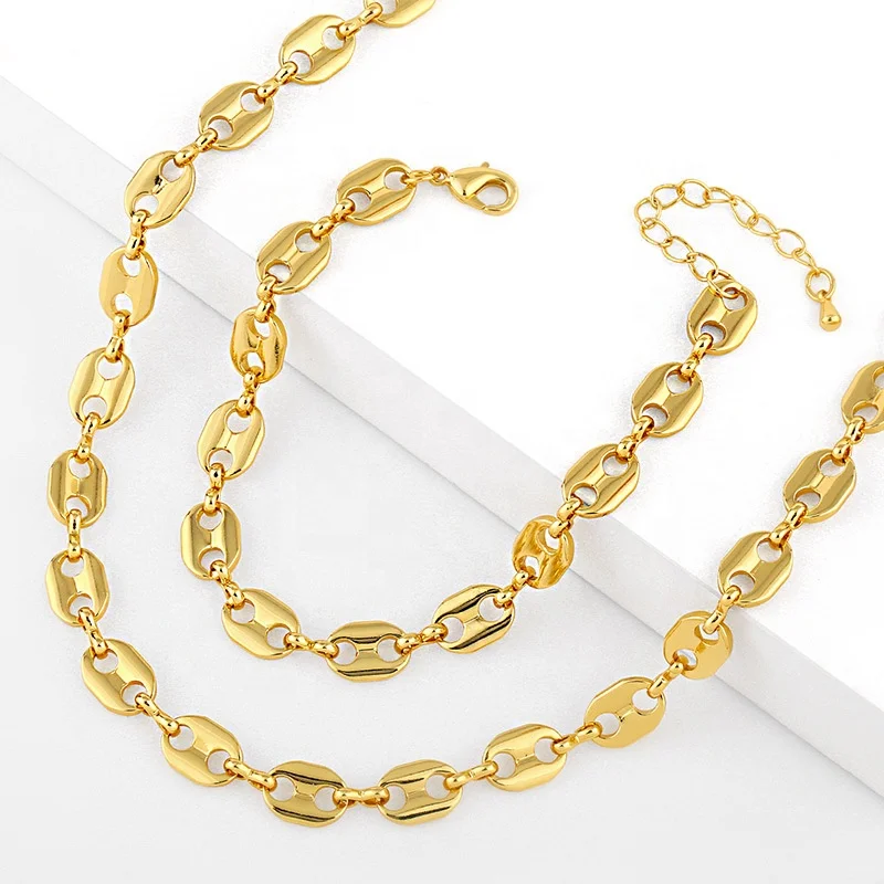 Hip Hop Pendant Necklace Choker Jewelry Pig Nose Pendants Charms Cold Wind Drop Necklace