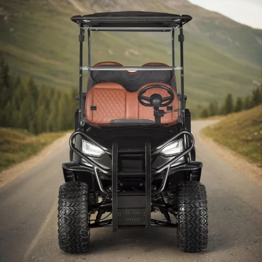 Off Road 4-seater Electric Golf Cart With Bump Custom Body Color Seat Lifted Buggy