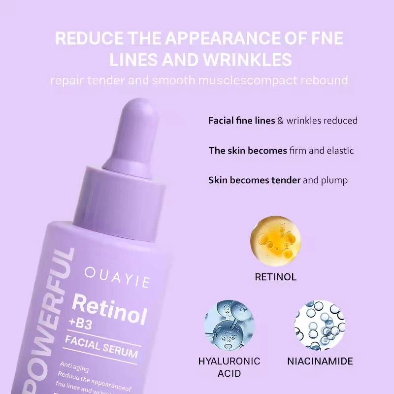 BLIW Private Label Retional B3 Anti-wrinkle Reduce Fine Lines Anti Aging Firming Elastic Cosmetics Face Serum