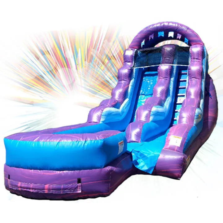 Outdoor Commercial Purple Crush Slide inflatable dry slide for party business