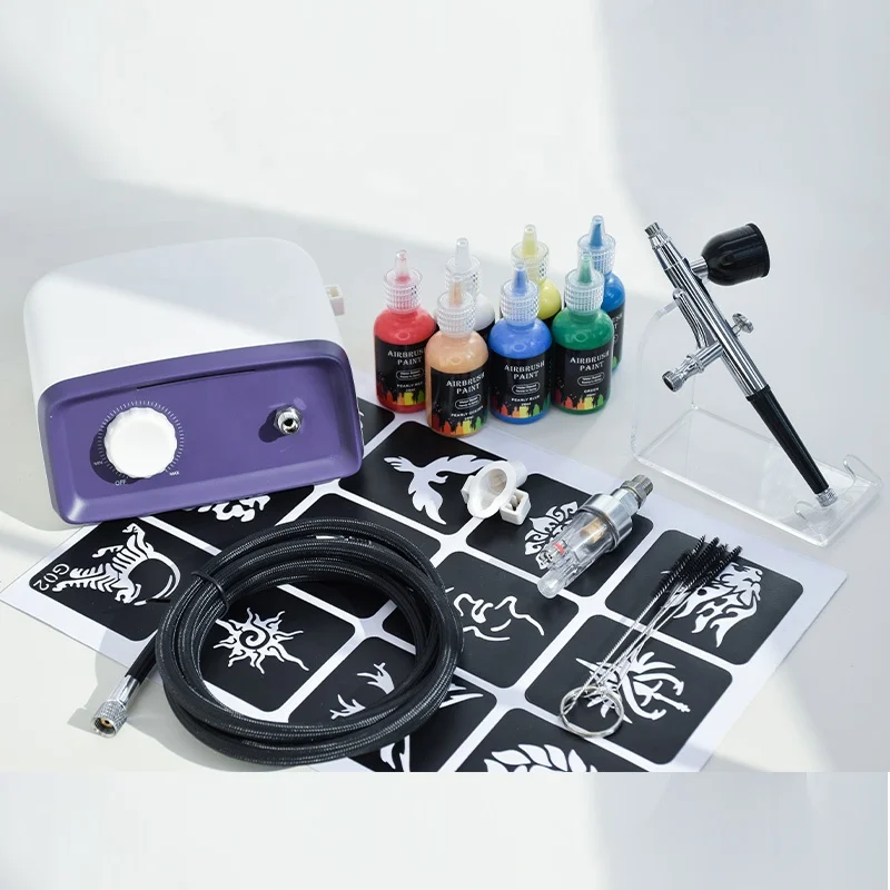 Legend Makeup Airbrush System & 4-Piece Foundation Starter Kit