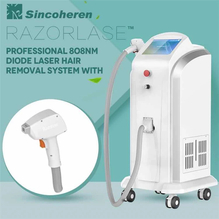 2022 High Power Beauty equipment 755nm 808nm 1064nm 3 wavelength diode laser hair removal machine price