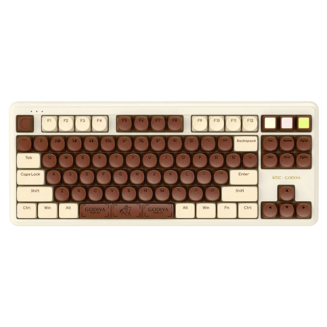 IKBC X GODIVA wireless thin Dual mode Mechanical keyboard BLE 87 key hot sale in stock