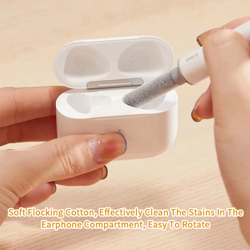 Bluetooth Earbuds Cleaner Kit For Airpods Pro 1 2 Cleaning Pen Brush Bluetooth Earphones Case Cleaning Tools for Xiaomi Huawei
