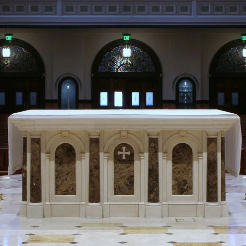 Catholic marble altar table for church