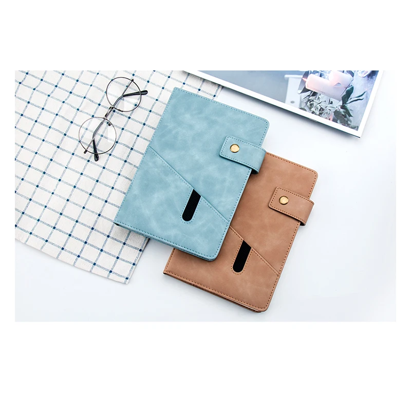 PU leather Hardcover A5 notebook Office Supplies Customized 2021 Dairy