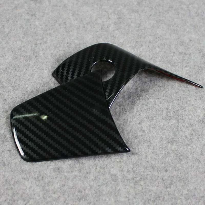 ABS Panels set Sticker For Tesla Model 3 Wheel Steering Panel Cover Trims Carbon Fiber pattern