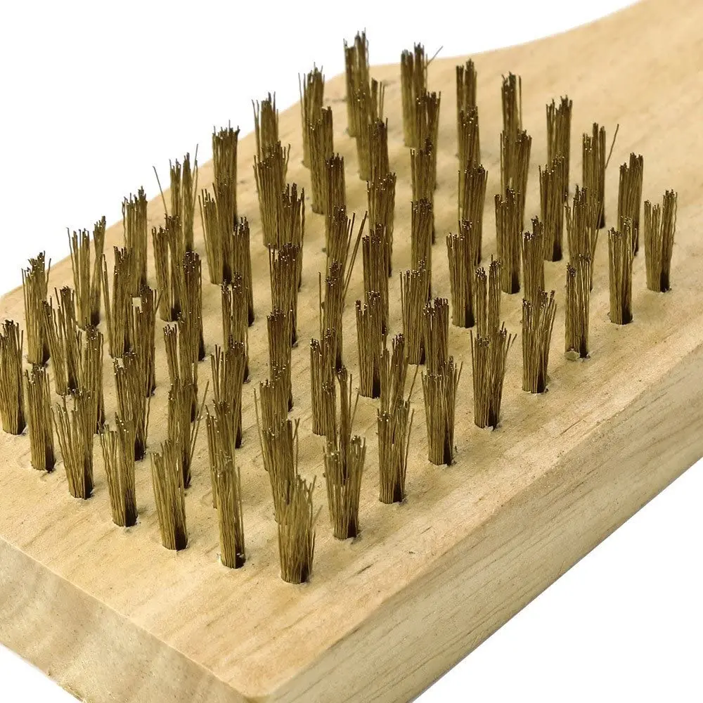 
Different kinds of cleaning brush with big wooden handle 