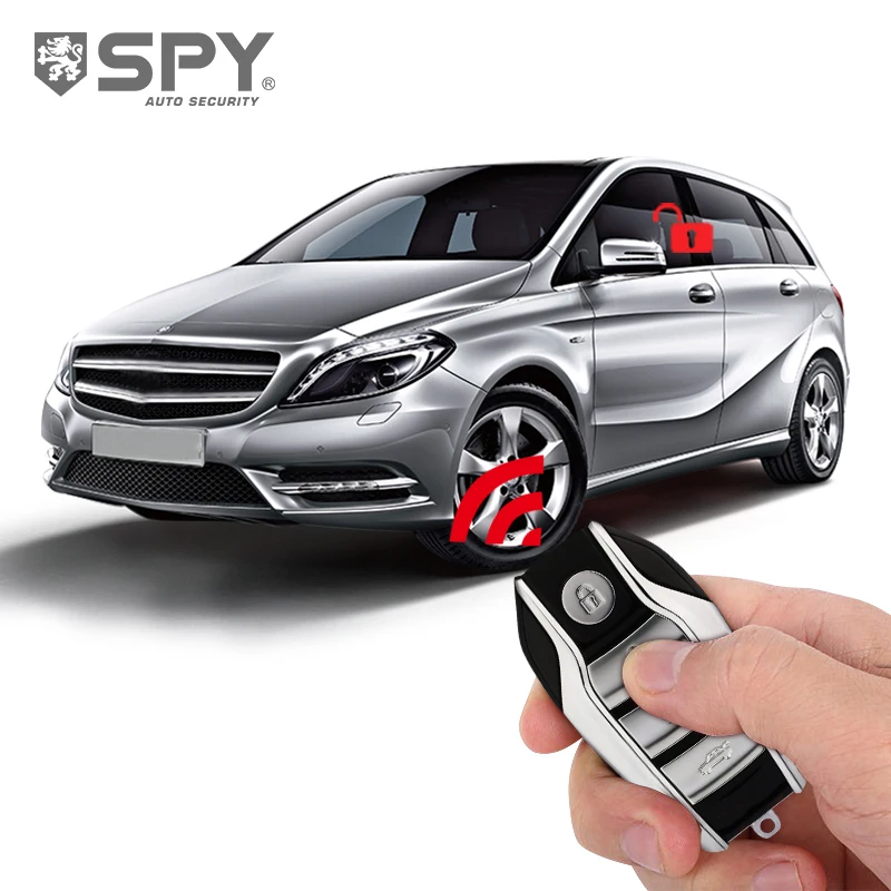 SPY Easy install Immobilizer system one way alarm vehicle security car alarm with keyless entry function