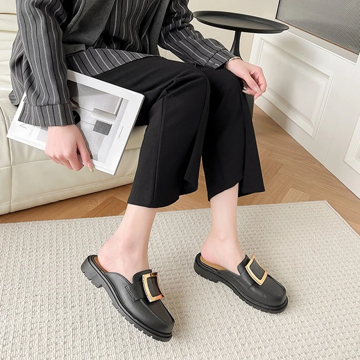 В наличии, Повседневная Высококачественная летняя модная дизайнерская женская обувь без задника