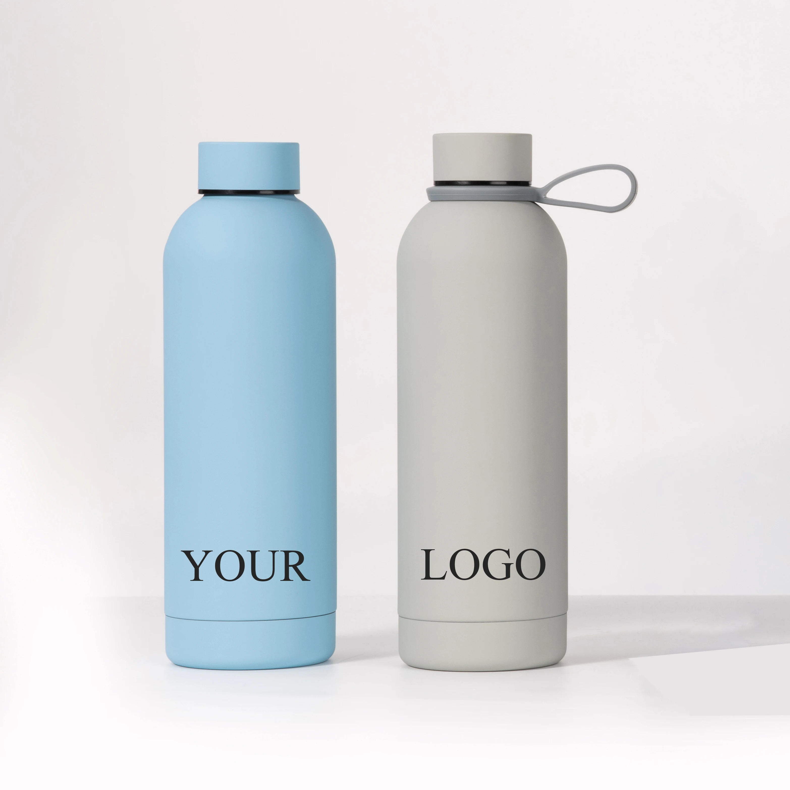 500ml Stainless Steel Double Wall Sports Portable Vacuum Insulated Drink Class Thermos Flask Custom Water Bottle