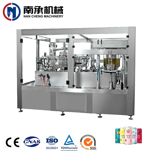 330ml aluminum can beer beverage filling machine manufacturer in Jiangsu