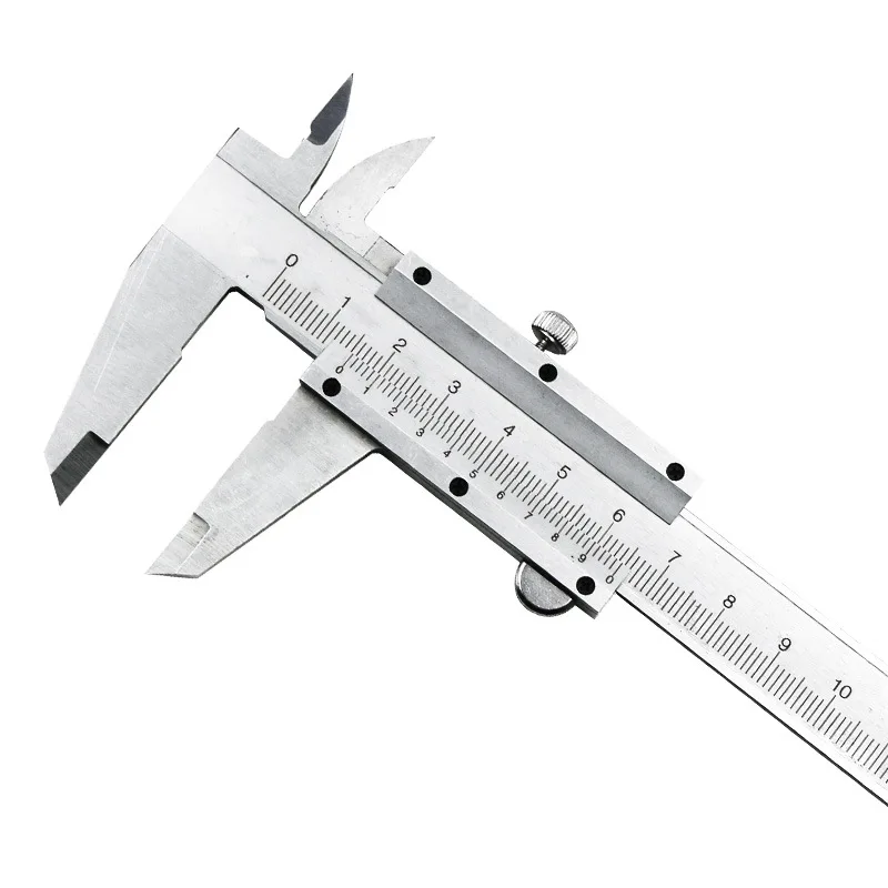 Vernier caliper carbon steel precise measurement vernier caliper four-use metal carbon steel measuring tool 0-150mm