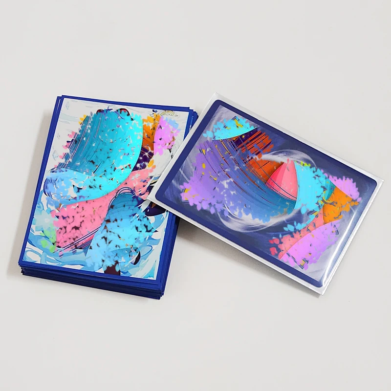 Custom Print Logo Card Sleeves Sports Penny Sleeves Inner Perfect Fit Trading Game Sports Protector Transparent Clear