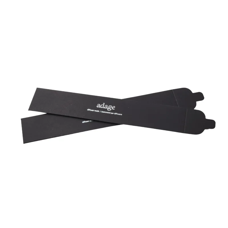 Custom Reed Diffuser Envelope Incense Packaging Hot Silver Stamping White And Black Paper Envelope For Incense