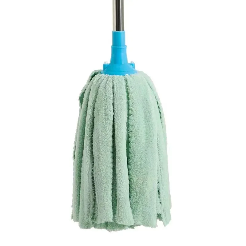 DS2001 Cotton Yarn Tile Floor Cleaning Mop Water Wring Dry and Wet Mops Self-twisting Water Microfiber Cloth Mop