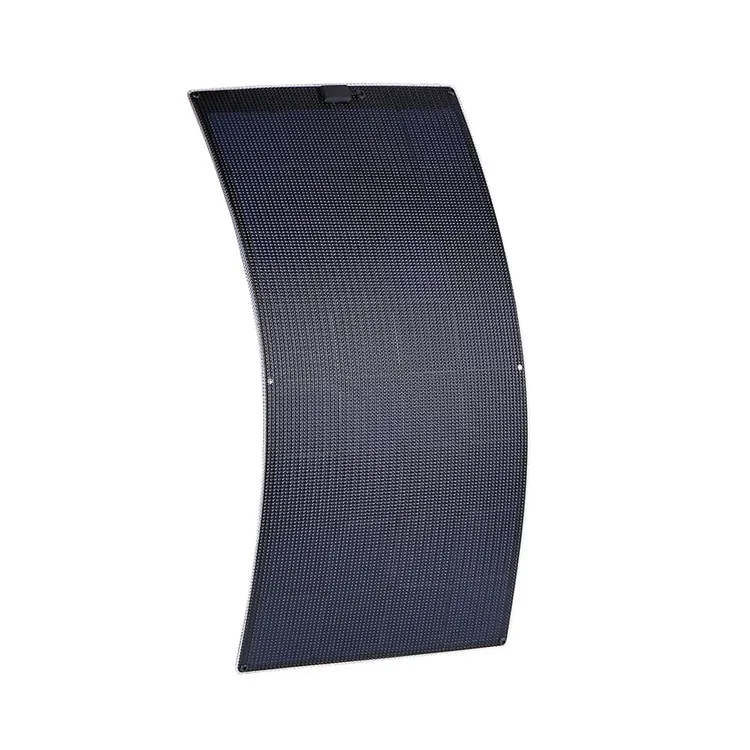 Customized All Black 100W 110W 150W 175W 180W Full Black Flexible Solar Panel 18V Mono Semi SunPower Solar Panel for Caravan