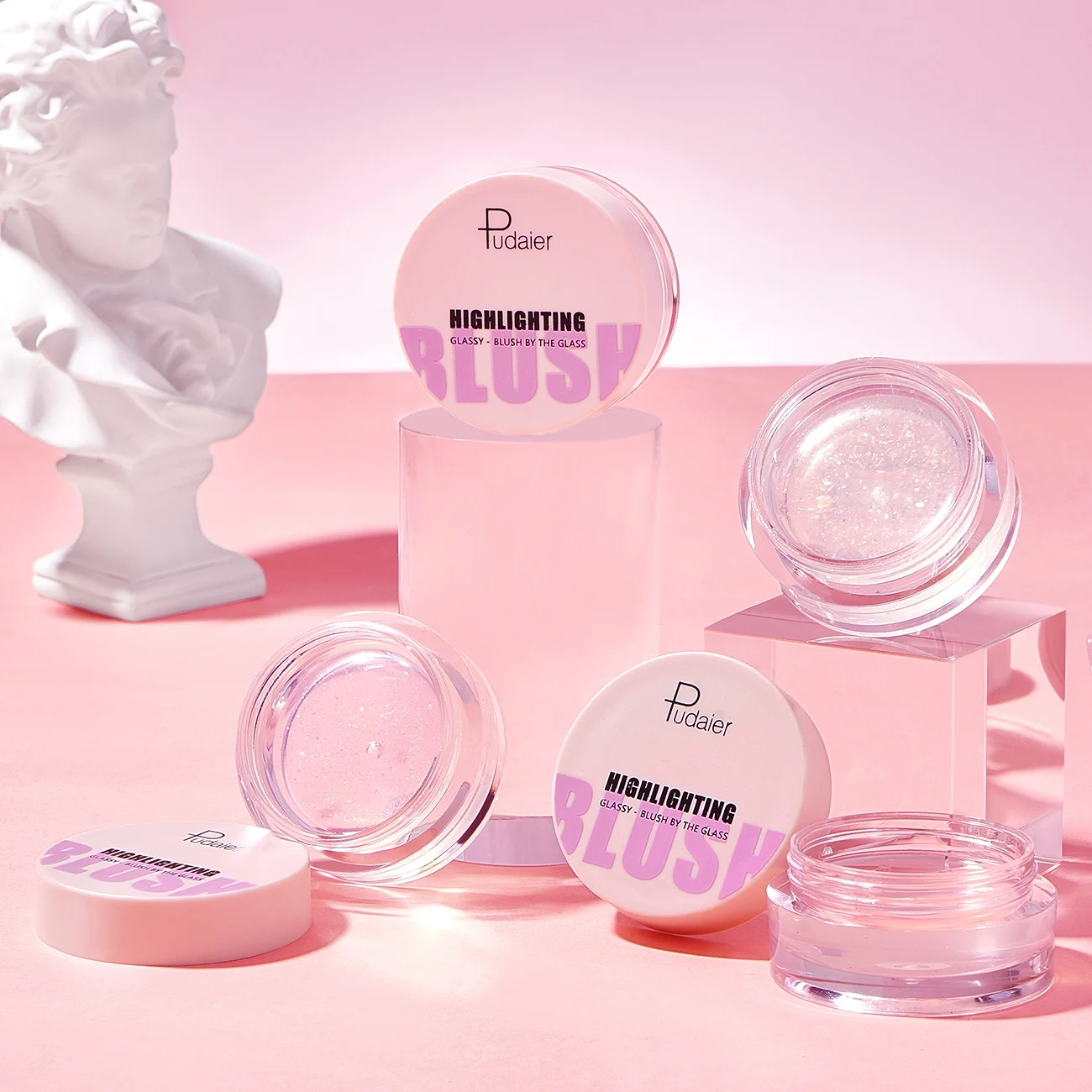 Косметика на заказ меняющая цвет румяна частная этикетка Окрашивание Румяна прозрачный гель блестящий увлажняющий макияж