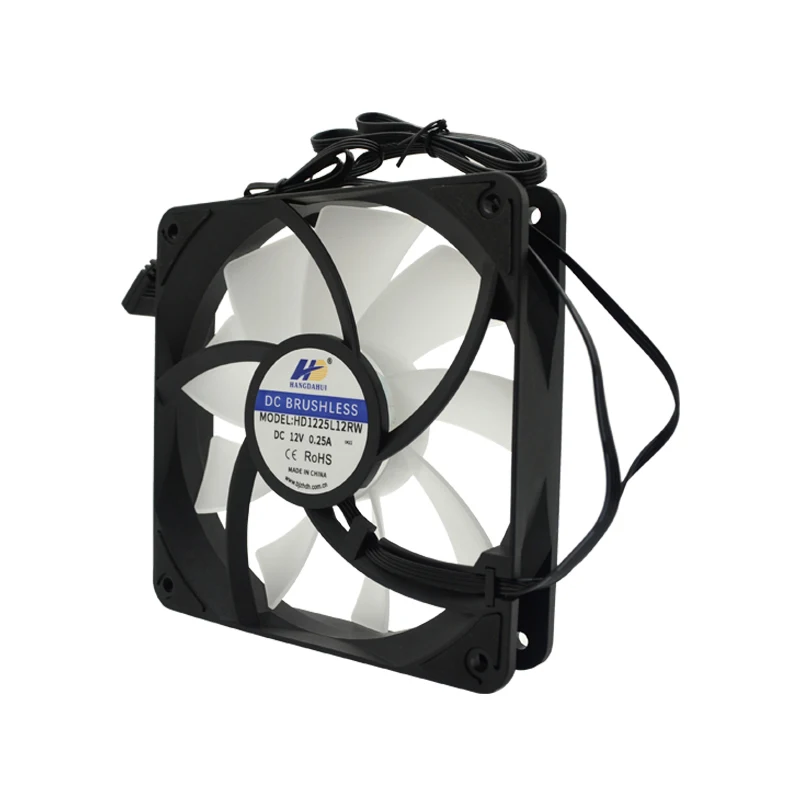 case fan rgb  12025 case fans led 12V 120X120X25MM pc case fan 120mm