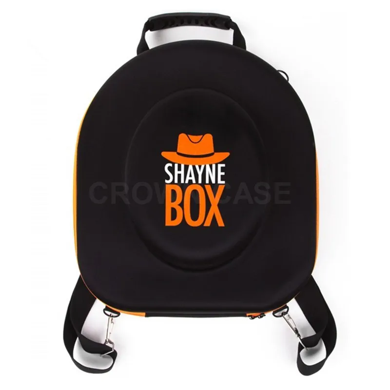 Custom Protective EVA Fedora Case, Easy Carry Hat Travel Backpack
