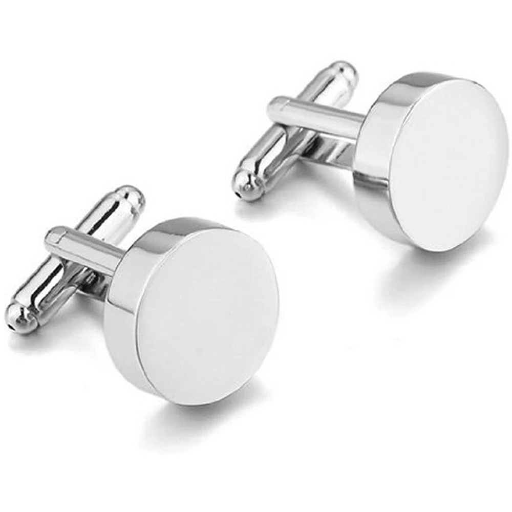 wholesale Custom logo suit shirt black silver studs set gemstones custom button cuff link men cufflinks for men