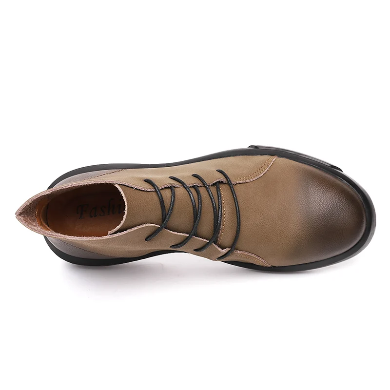 
Wholesale fashion lace leather design casual shoes 