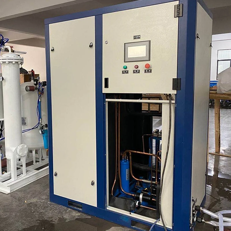 American style liquid nitrogen machine with nitrogen injector for making tasty