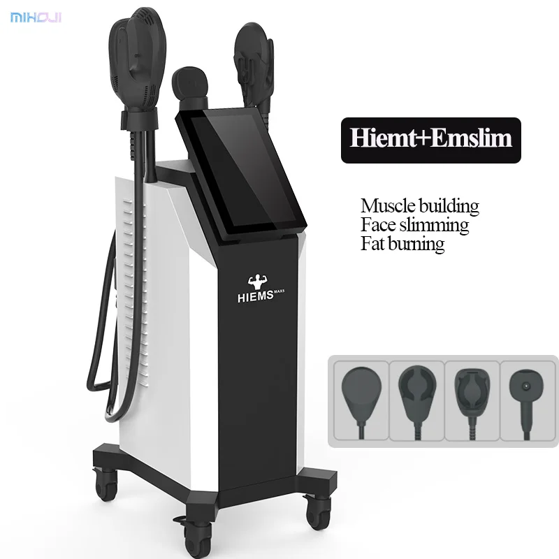4 Handles Body Sculpting Beauty Equipment Neo RF Emslim Fat Burning Emslim 7 Tesla Electrical Muscle Stimulation Hiemt