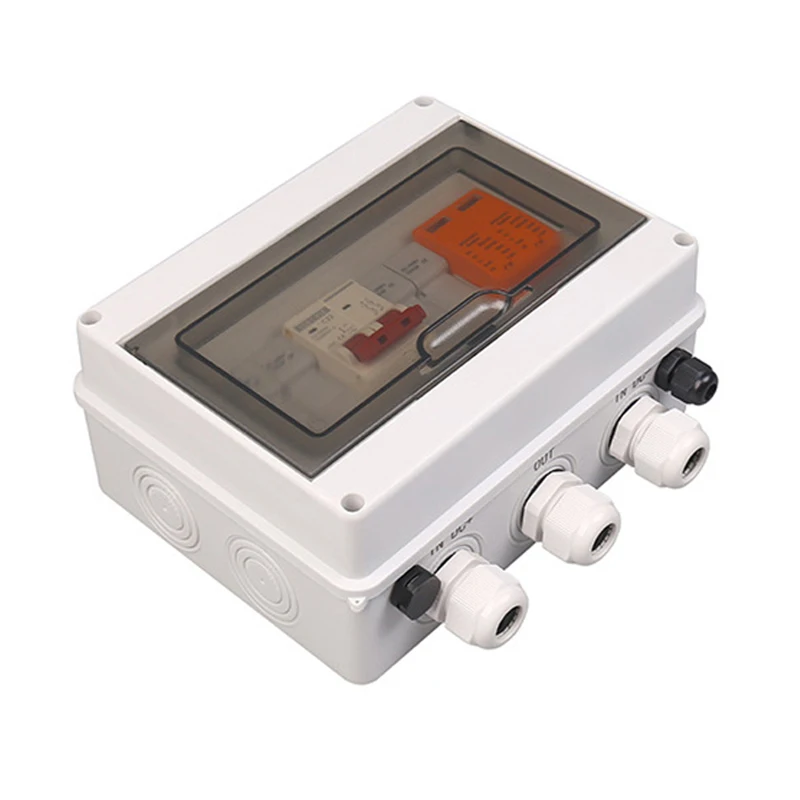 Customized 500V 1000V DC Solar Pv Combiner Box Circuit Breaker Box Solar Combiner Box 2 String 3 String 4 String