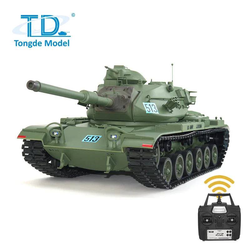 M60A3 USA заказной окрашенный 1/16 RC Танк дым + звук Съемный пластиковая Оригинальная версия