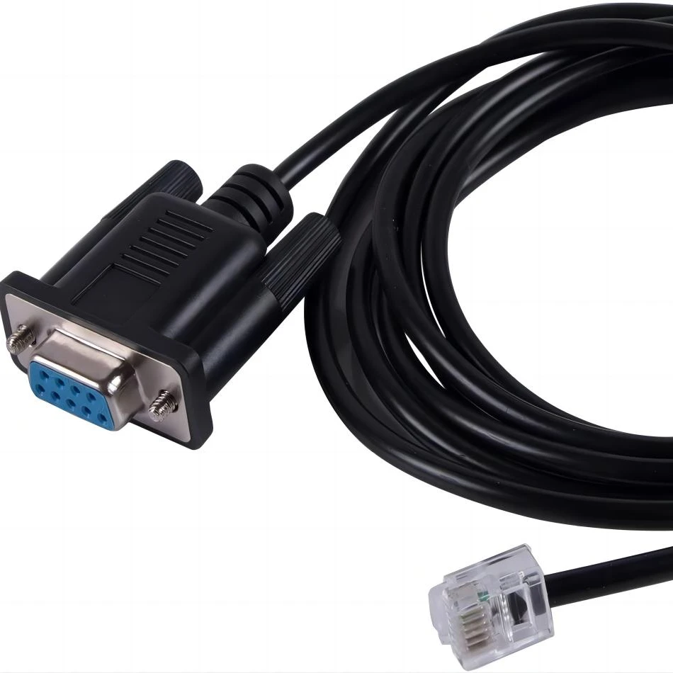 Кабель адаптера DB9 M/F Serial RS232 к RJ12 6P6C