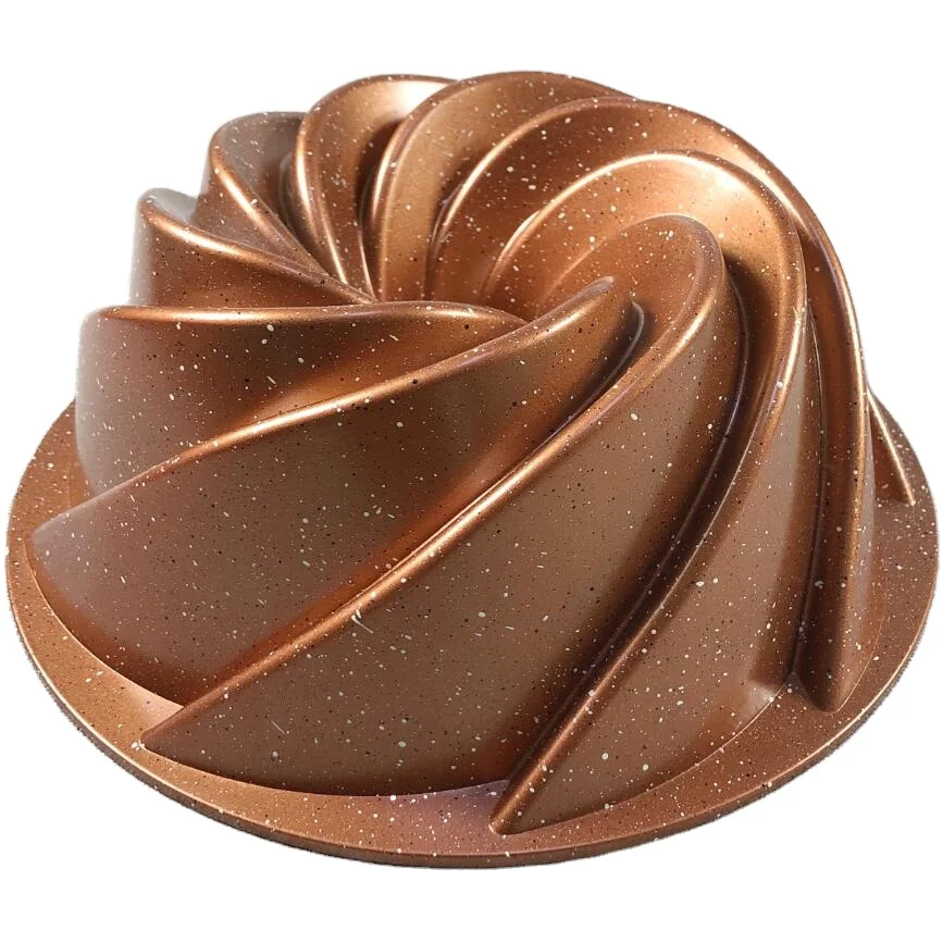 Aluminum baking pan non stick cake mould metal bundt cake pan